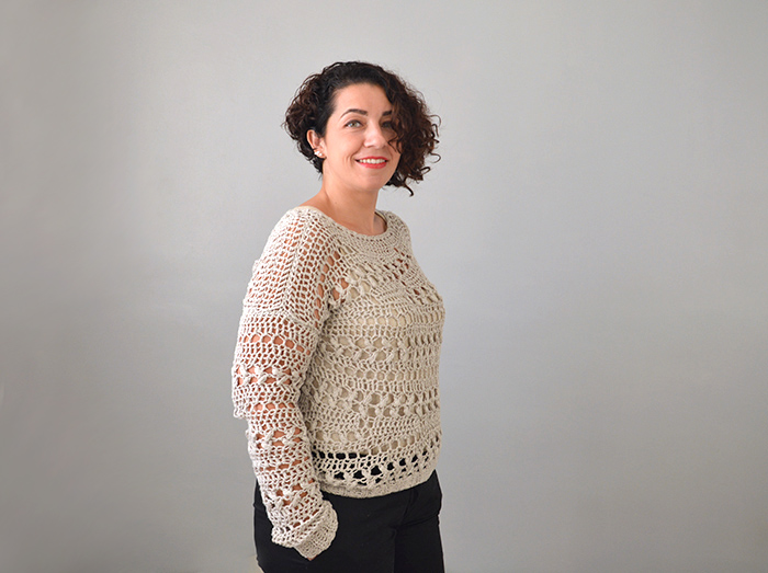 pull automne crochet