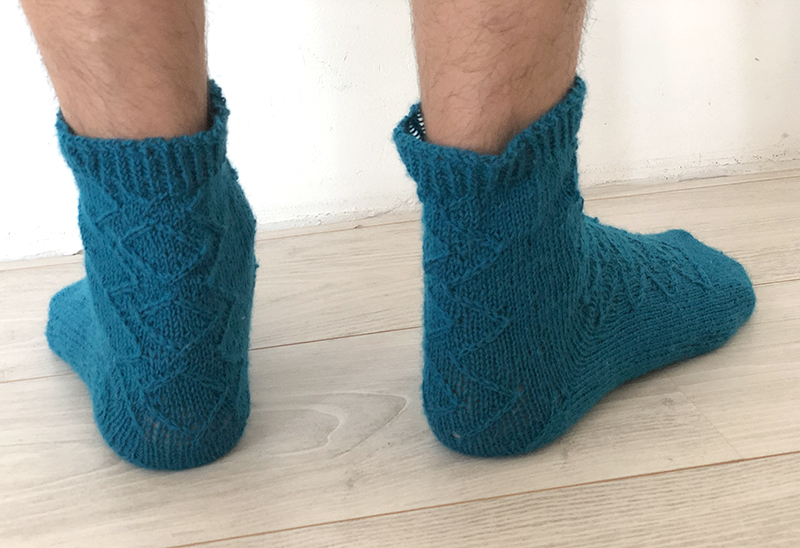 Chaussettes tricotées homme