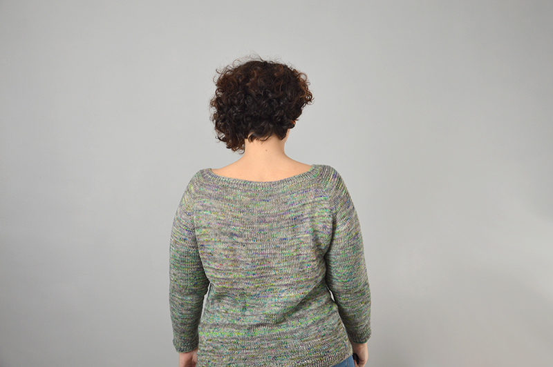 pull tricot gratuit raglan