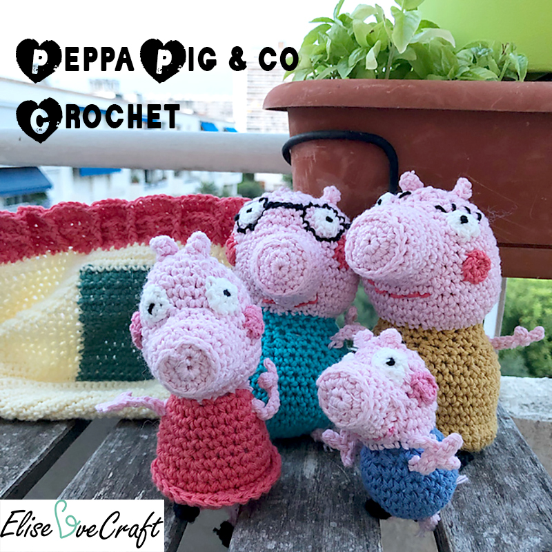 peppa pig au crochet