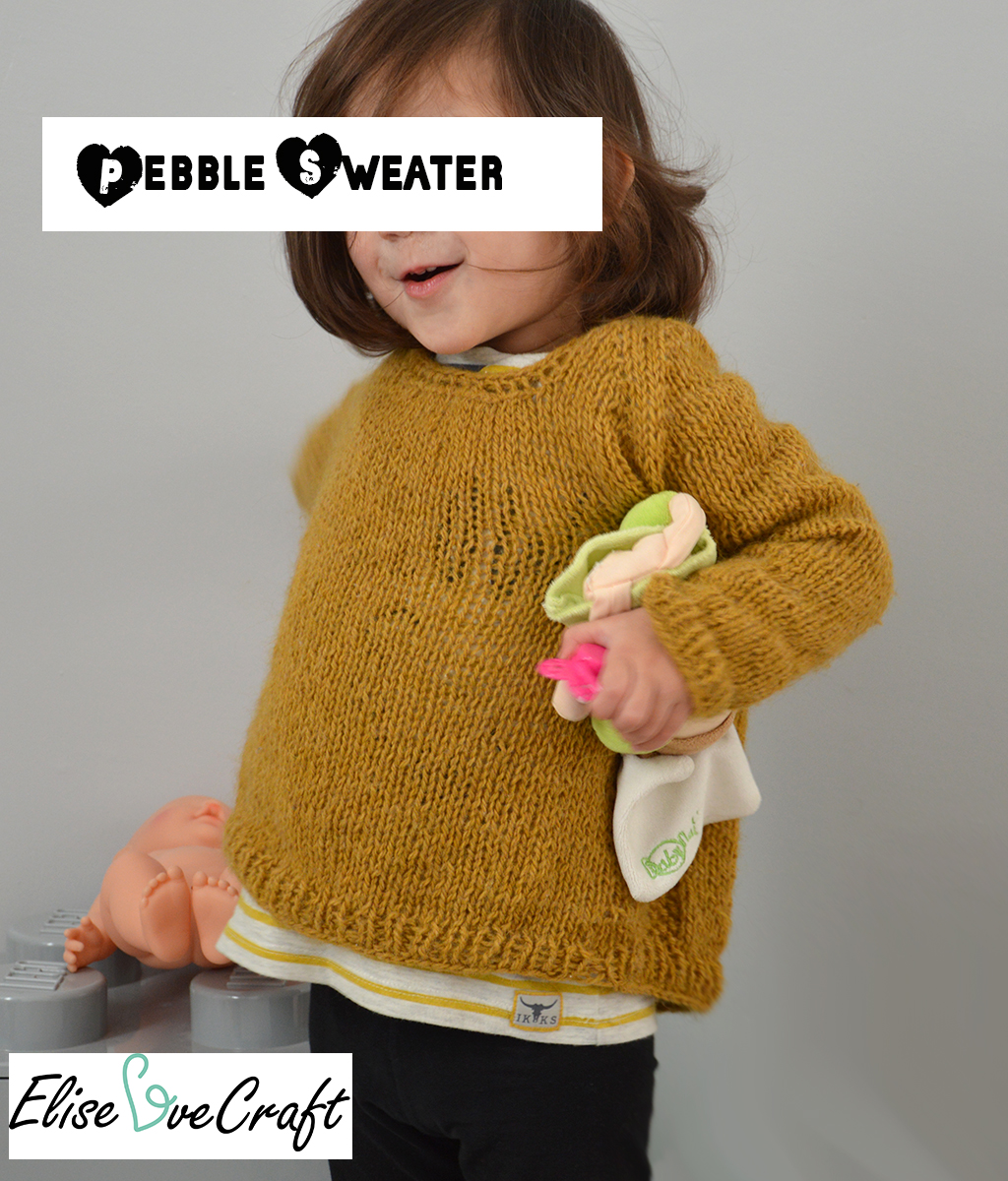 Pebbles sweater pin