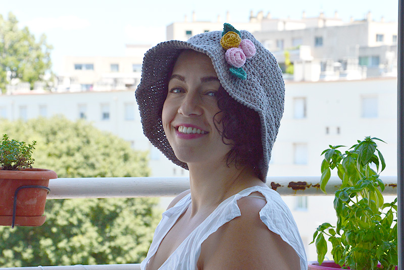 porter un chapeau été crochet