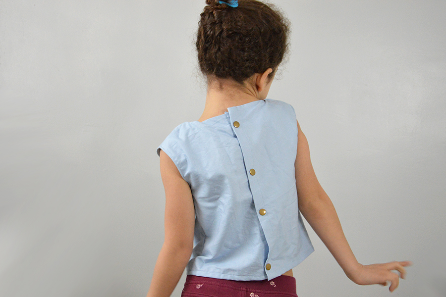 top Sky chambray