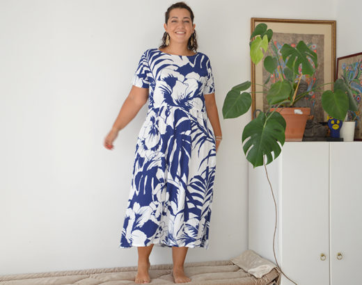 robe dressed tropicale
