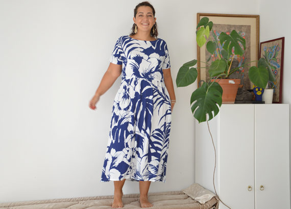 robe dressed tropicale