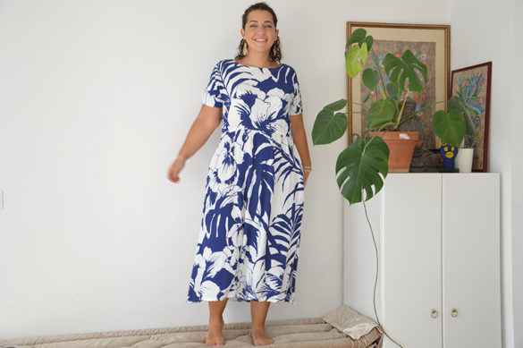 robe dressed tropicale