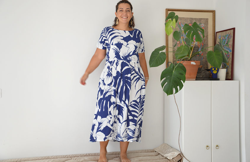 La robe Dressed tropicale