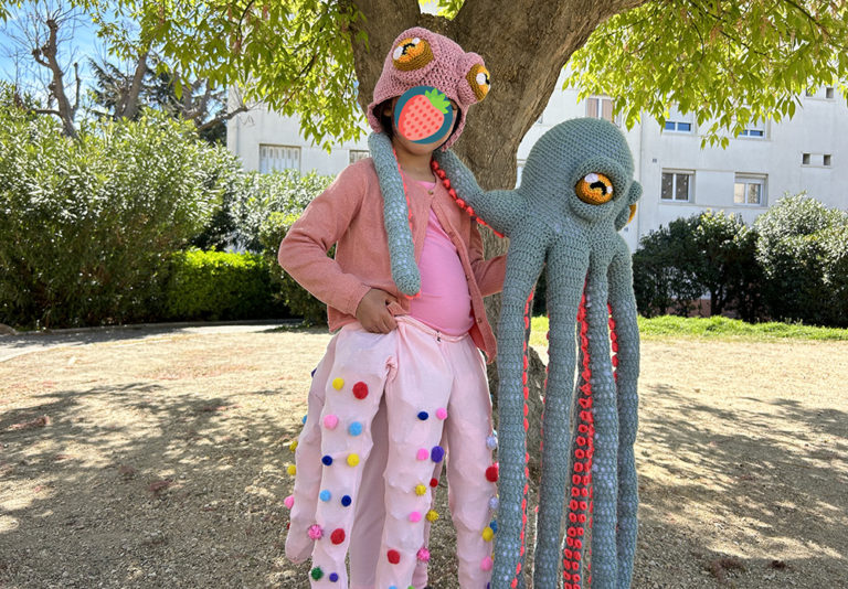 Déguisement Pieuvre Adulte Taille Unique - Thème Mer Et Carnaval