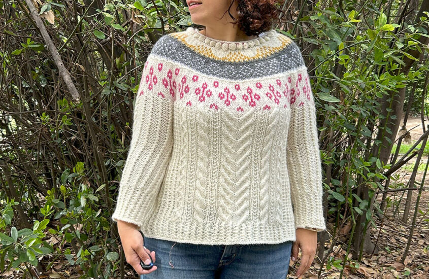Le pull Leopoldine : la merveille de tricot !