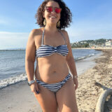 maillot de bain raye