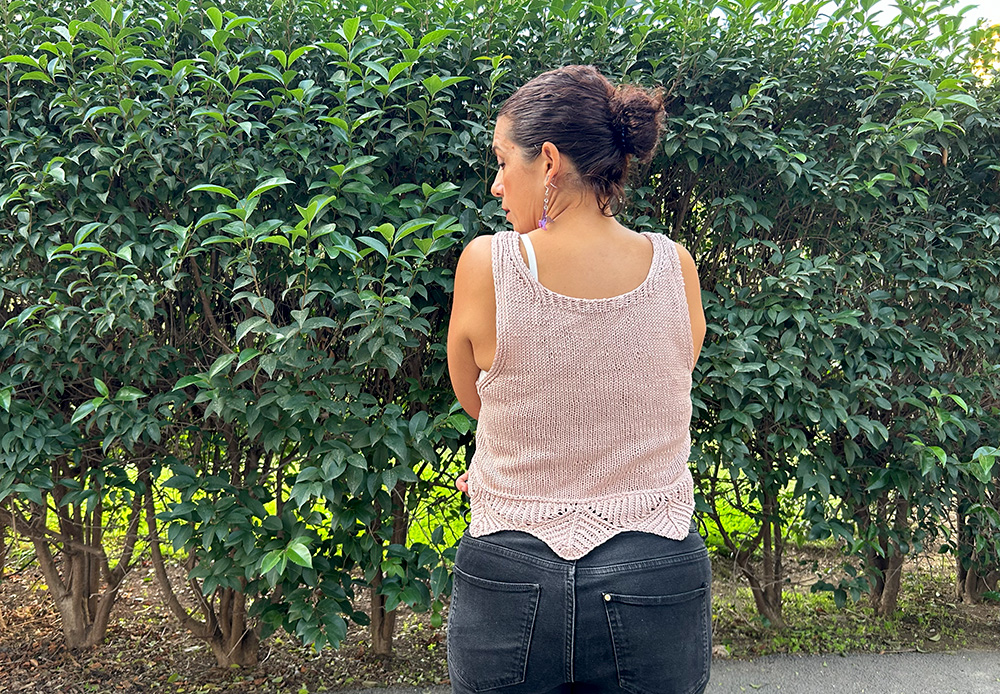 tricoter top coton