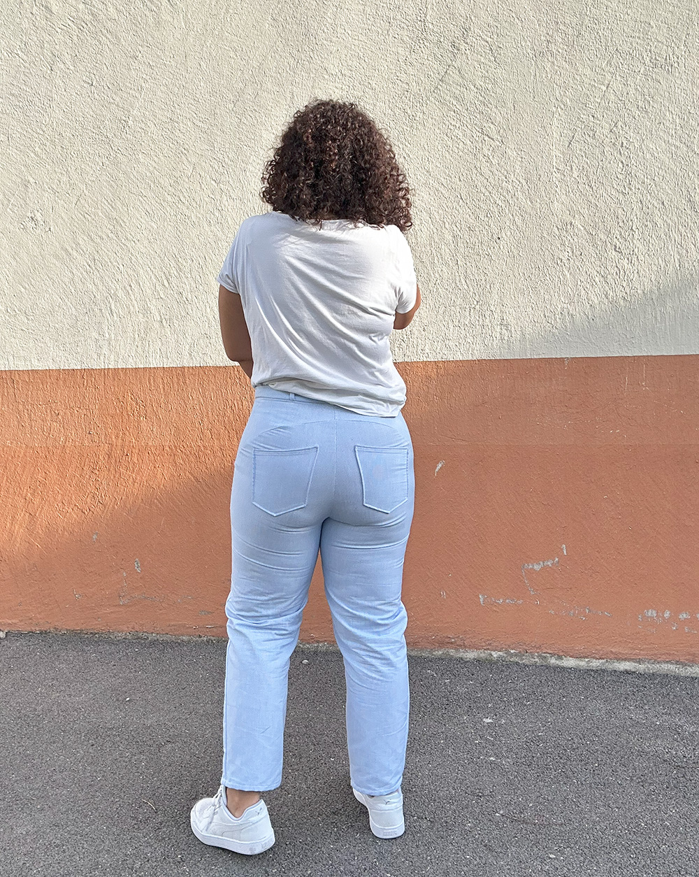 dos pantalon Hussard bleu
