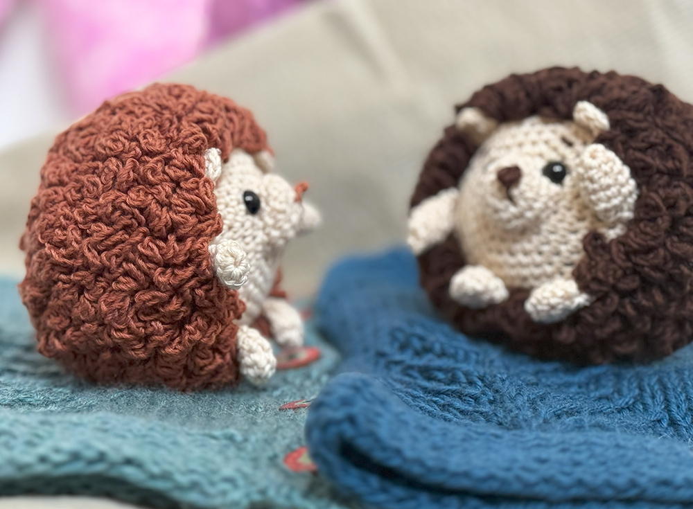 amigurumi-herissons
