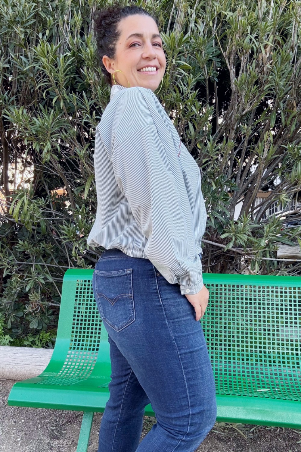 tissu popeline rayée marseille